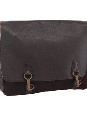 LOUIS VUITTON Taiga Delsous Shoulder Bag Acajou M30166 LV Auth ka2721